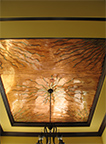 "Ceiling", Original, Torch Painted Copper Dining Room Ceiling, Custom: Made To Order - Jason Hugh Mernick Artist all rights reserved 