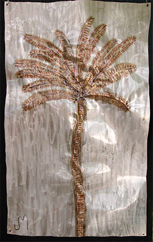 "Feeling Tropical", Original Torch Painted Stainless Steel - Jason Mernick